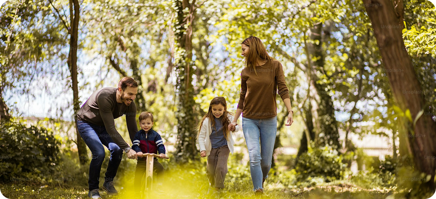 Family spending time together