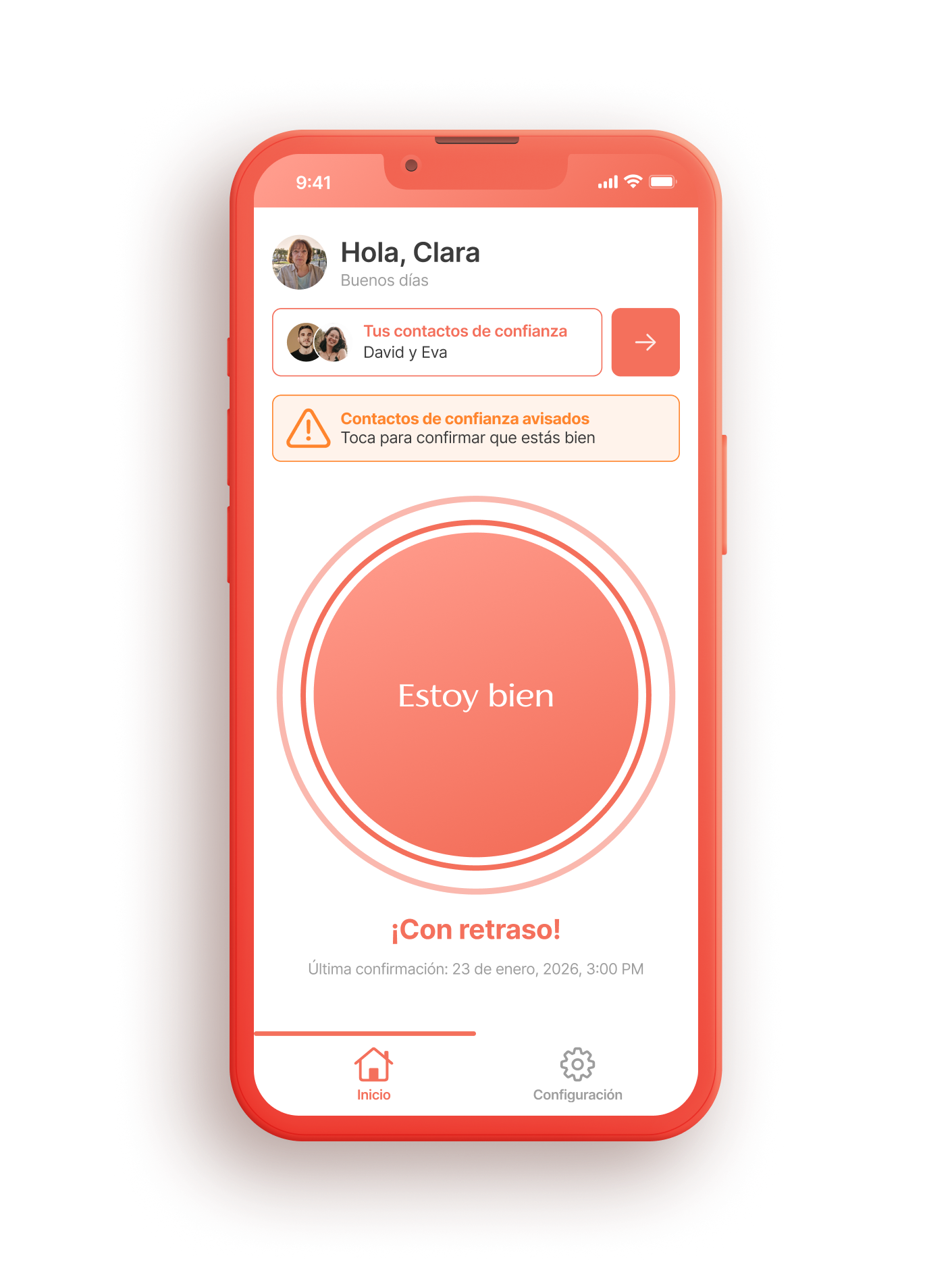 Captura de pantalla de la app Olkano